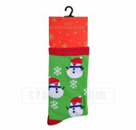 KIDS SOCKS -  COTTON RICH CHRISTMAS DESIGN SOCKS.