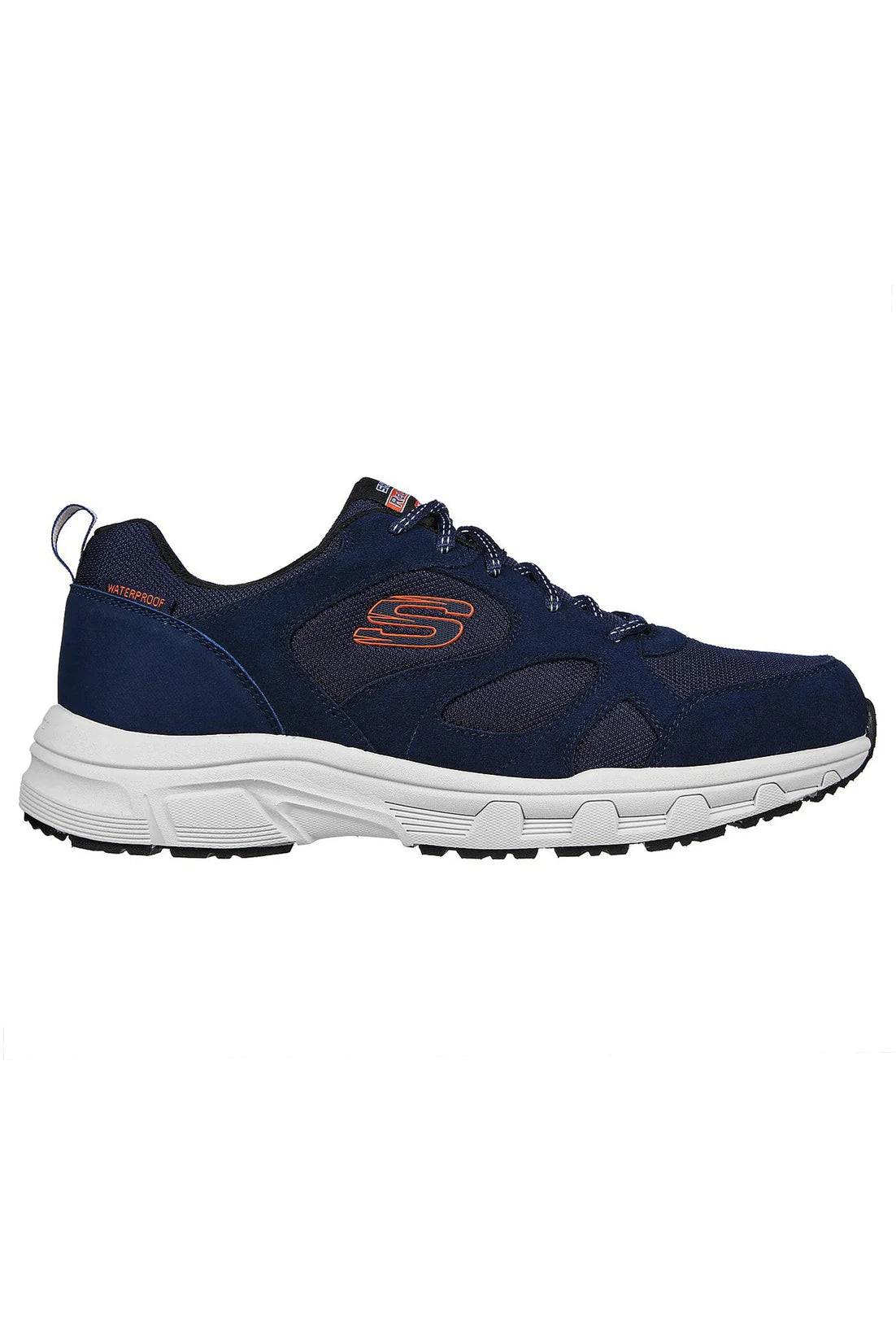 Skechers memory foam mens orange shop