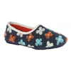 SLEEPERS LS382FM GRACIE Womens Grey/Multi Flower Mule Slipper