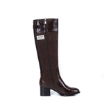 ISLANDER(Snowpaw) 5820/COFHBL The Luskentyre Rider Coffee Harris Tweed/Sheepskin Ladies Long Boot