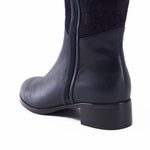 ISLANDER(Snowpaw) 5819/NAVPLL The Caithness Navy Harris Tweed/Sheepskin Ladies Long Boot