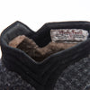 ISLANDER(Snowpaw) 5812/BLADTL The LENNOX Black Harris Tweed/Sheepskin Ladies Ankle Boot