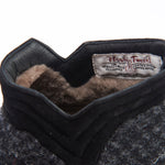 ISLANDER(Snowpaw) 5812/BLADTL The LENNOX Black Harris Tweed/Sheepskin Ladies Ankle Boot