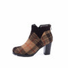 ISLANDER(Snowpaw) 5812/COFTTL The LENNOX Coffee Tartan Harris Tweed/Sheepskin Ladies Ankle Boot