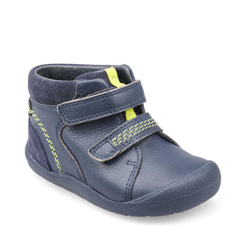 Startrite 0756-9 Burst Navy Leather Boys Boot (G-Fit)