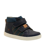 Startrite 1743-9 Discover Boys Navy/Dark Green Leather Ankle Boot (G-Fit)