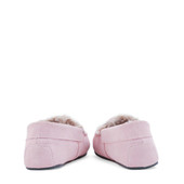 STARTRITE KIDS 9932-6 SNUGGLE Pink Suede Bunny Moccasin Slippers