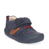 STARTRITE Twist Navy Leather Boys First Walker Shoe (G Fit)